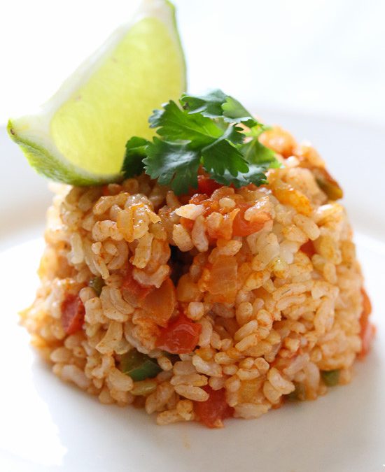 Quick Mexican Brown Rice